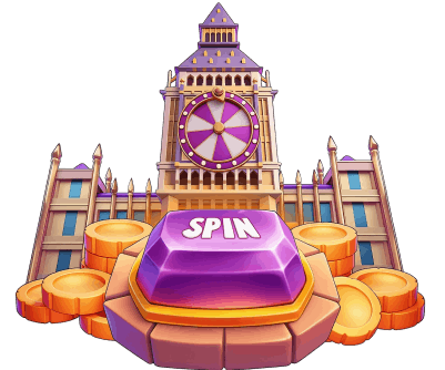Spinchester Big Ben wheel and spin button artwork